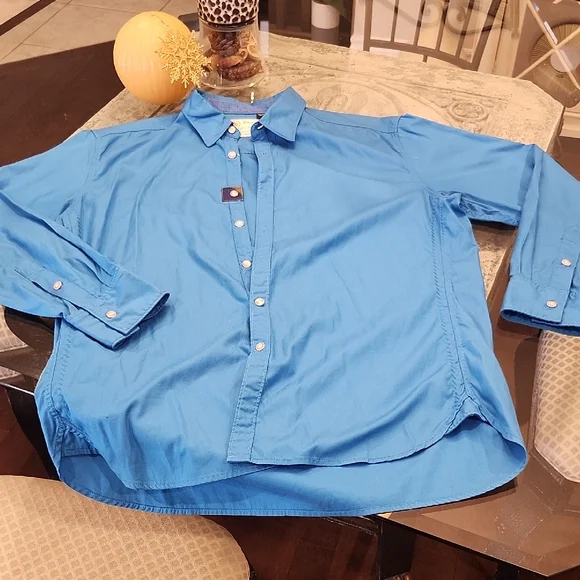 Robert Graham Vibrant Blue Casual Button Down Shirt XL - Picture 1 of 8